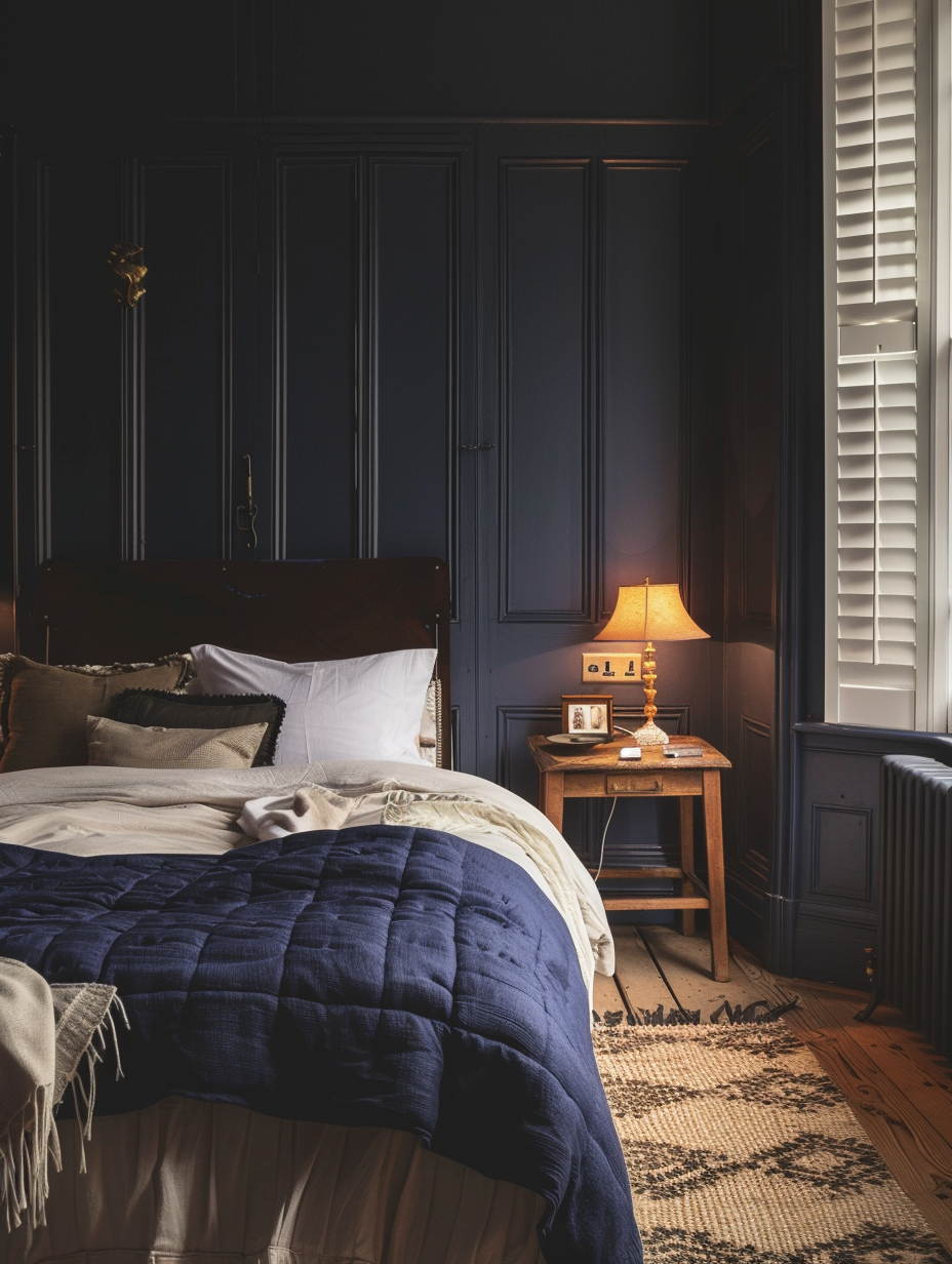 shutters fitted by the east london shutter company in a bedroom